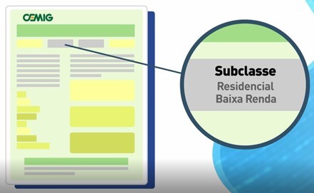 campo de subclasses na conta de energia