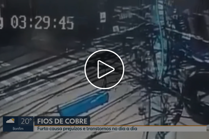 Série de reportagens alerta sobre transtornos causados pelo furto de cabos de cobre em Belo Horizonte