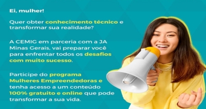 Programa de Voluntariado da Cemig promove 4ª edição da formação “Mulher Empreendedora online”