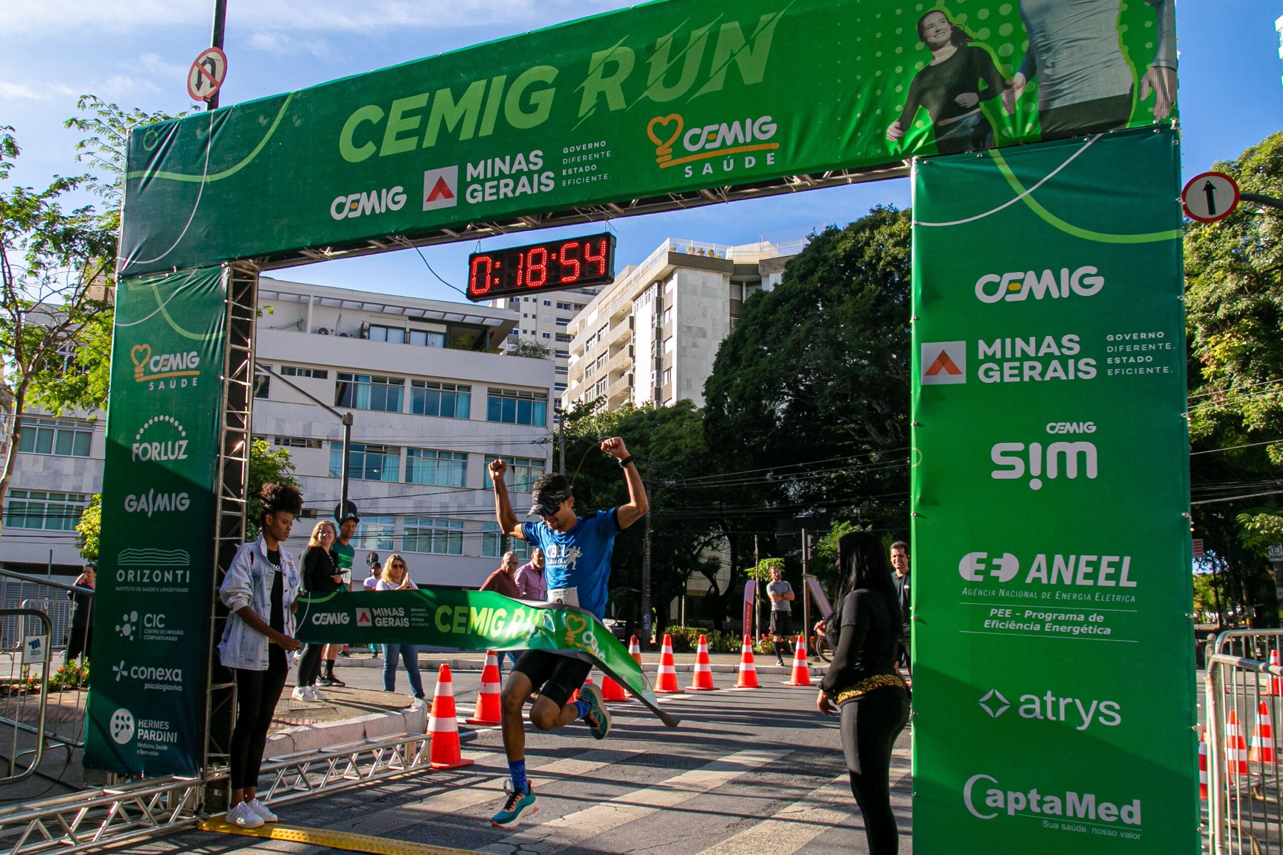 Imagem de uma pessoa correndo