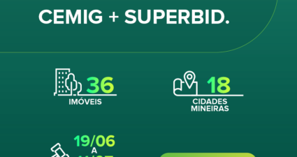 Cemig realiza leilão de imóveis localizados em Minas Gerais