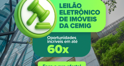 Cemig realiza leilão de imóveis em BH, Juiz de Fora, Uberlândia e regiões de Minas