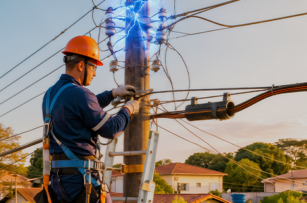 Segurança perto da rede elétrica começa com atenção e consciência